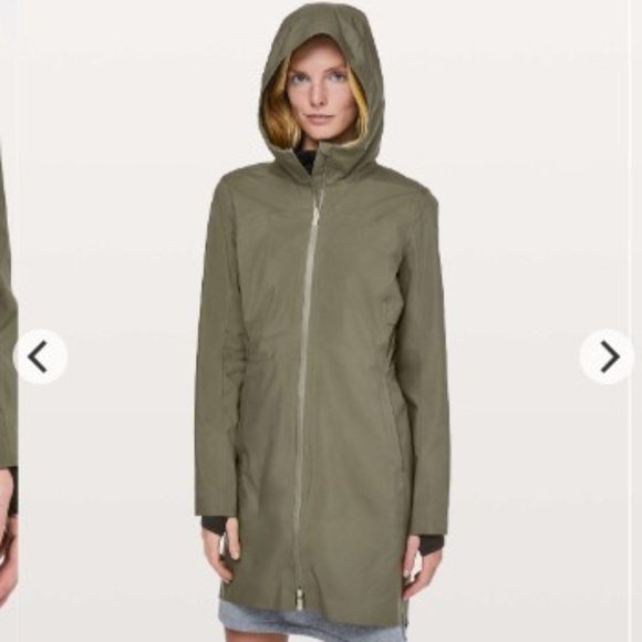 lululemon athletica Jackets & Blazers - NWOT Lululemon Rain Rules Jacket in Sage Size 0